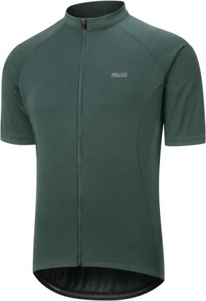 ARSUXEO Cycling Jersey Men Short Sleeves Ultra-Comfortable Road Bike Jersey Biking Bicycle Shirt