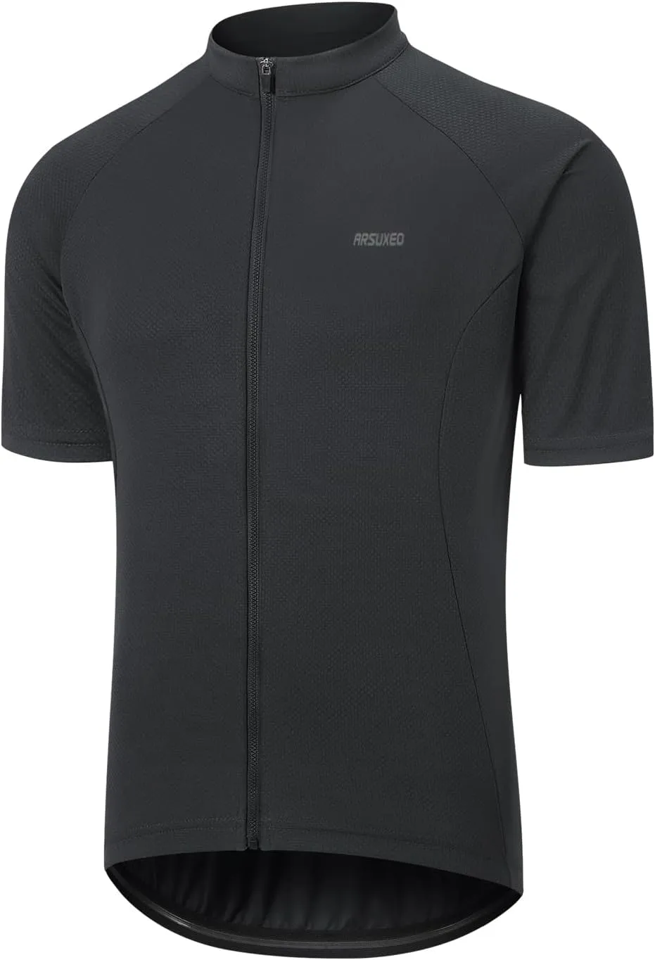 ARSUXEO Cycling Jersey Men Short Sleeves Ultra-Comfortable Road Bike Jersey Biking Bicycle Shirt