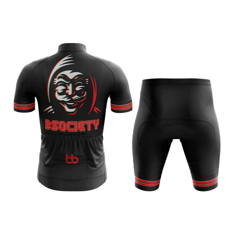 B Society (V2) (Black) Club Cycling Kit