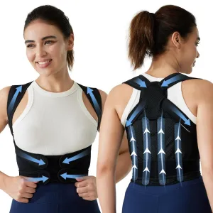 Back Brace,Posture Corrector for Women and Men, Adjustable Full Back Support,Shoulder Straightener, Providing Pain Relief from Lumbar, Neck, Shoulder, and Clavicle,Upper and Lower Back (Small)