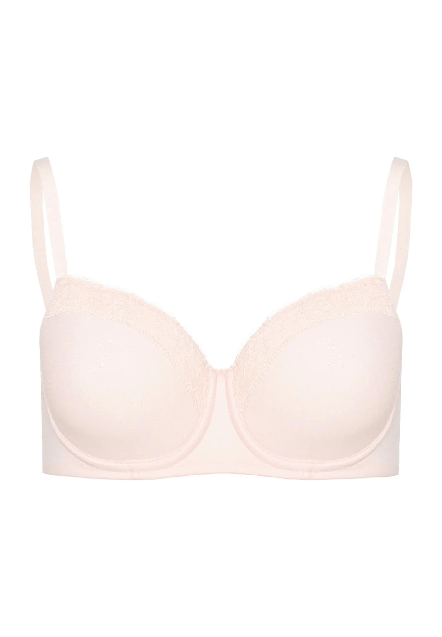 Cotton Lace Spacer T-Shirt Bra | Powder 72433-1381