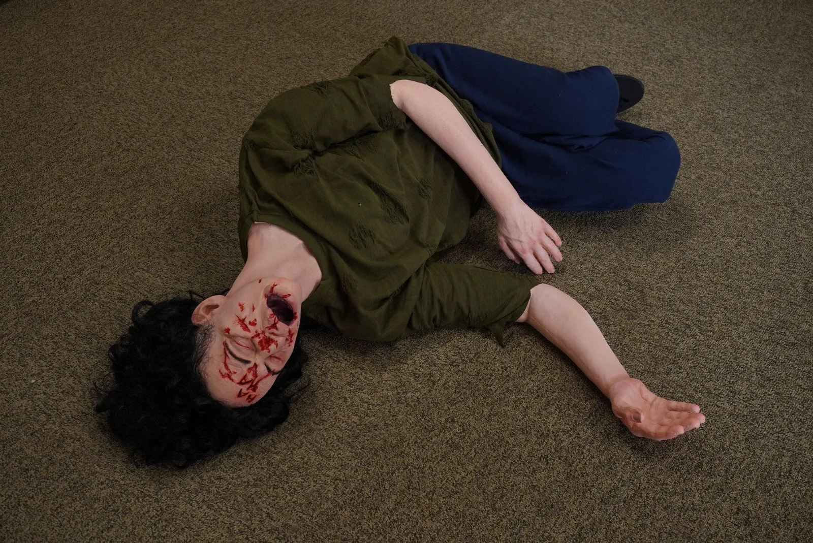 Crashed Carmen Full Dummy with Arms