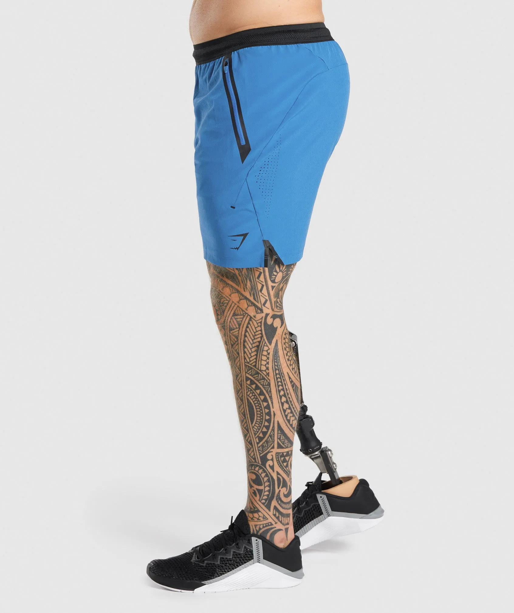Gymshark Apex 7" Perform Shorts - Blue