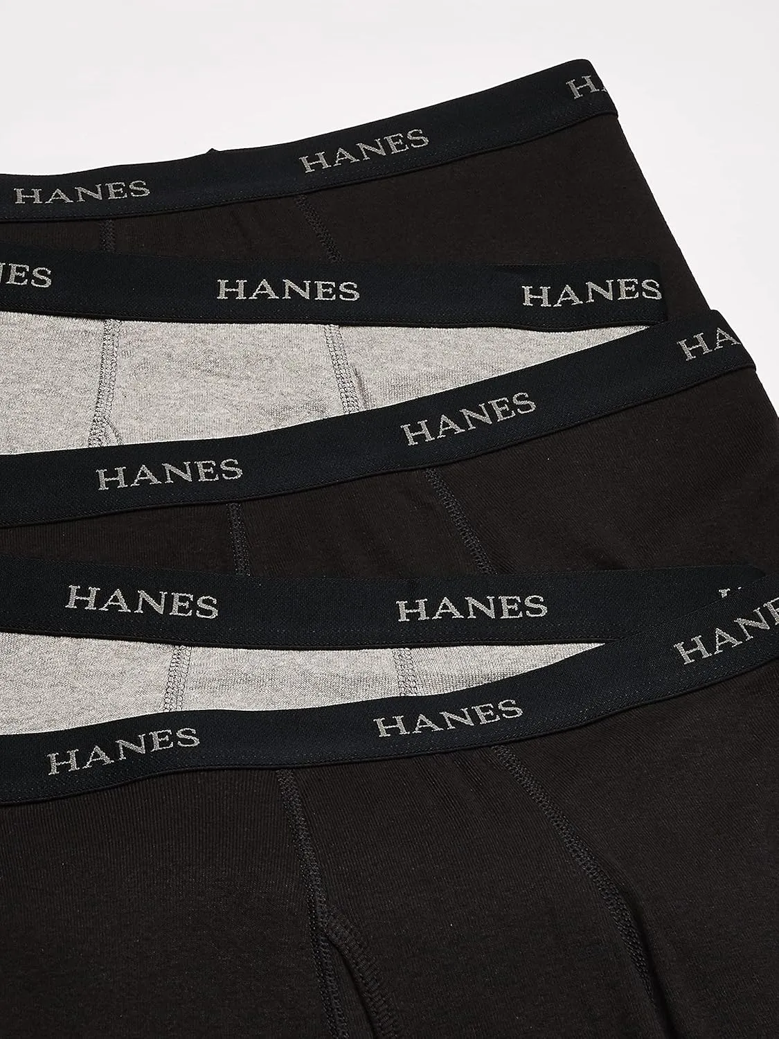 Hanes Men's Underwear Boxer Briefs Pack, Cotton ComfortSoft Boxer Brief for Men, Moisture-Wicking Breathable, Multipack