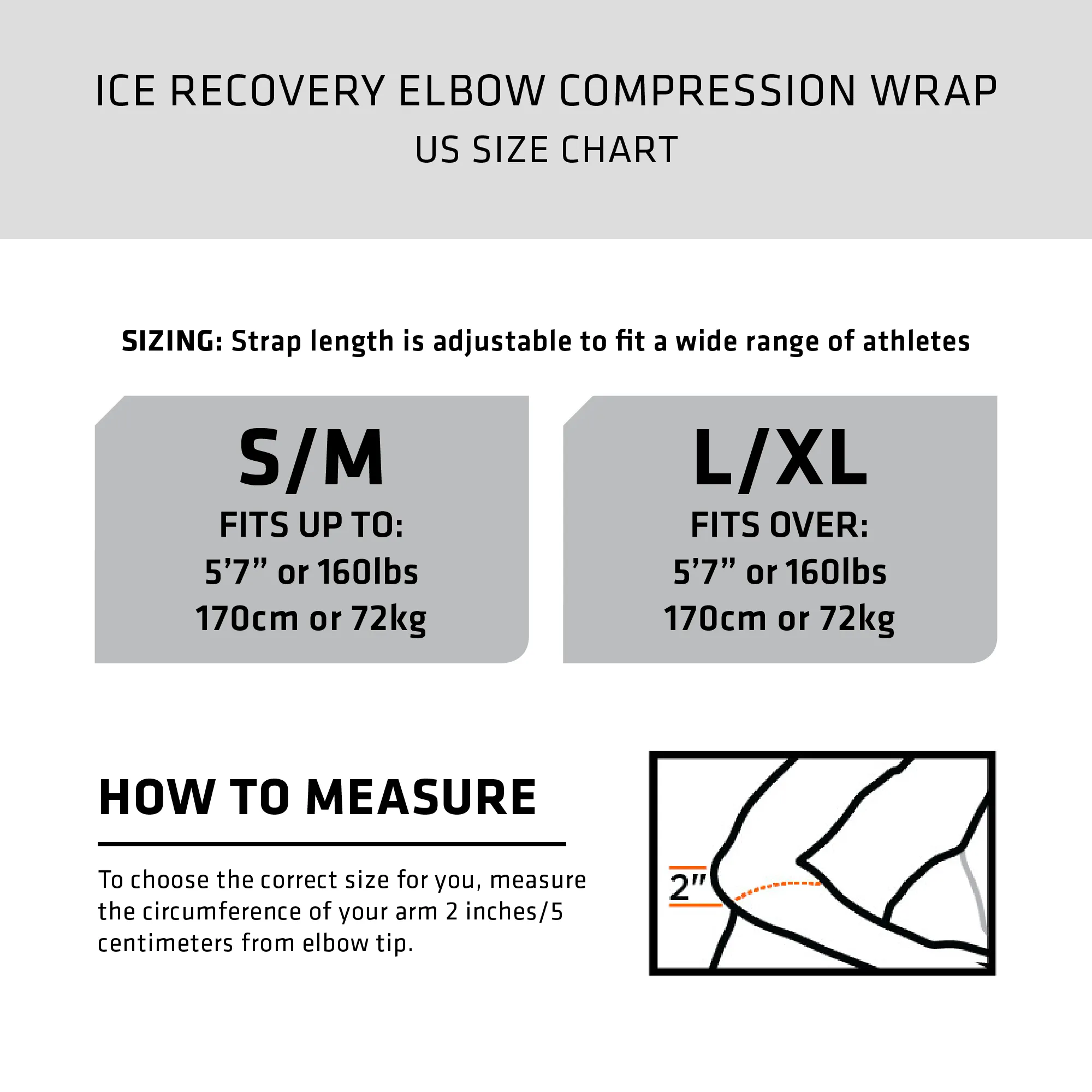 Ice Therapy Compression Elbow Wrap