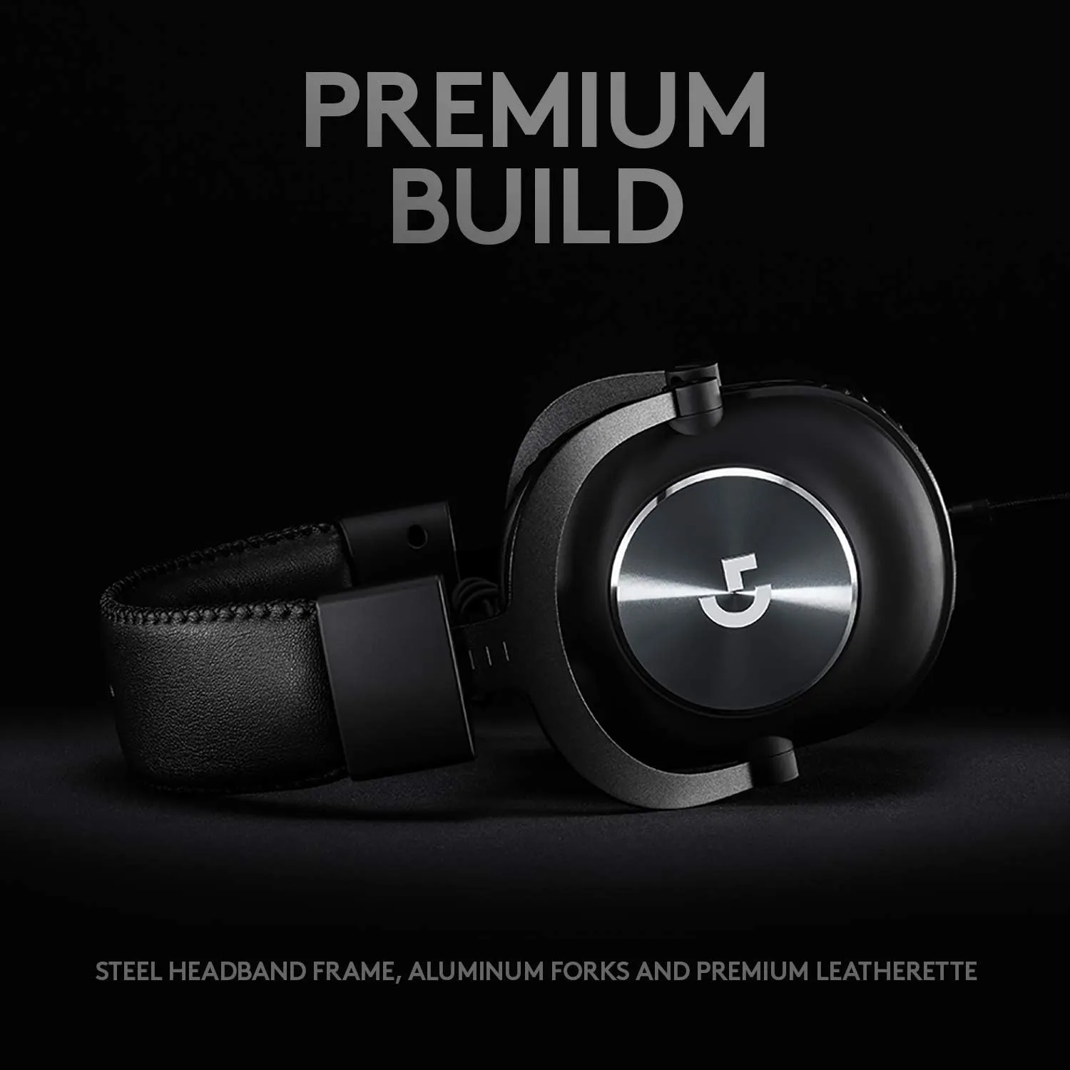 Logitech G Pro X Wired Gaming Headset: Blue VO!CE Detachable Boom Mic, DTS 7.1, 50 mm Drivers, USB/3.5mm Aux, Spare Memory Foam Ear Pads, USB DAC & Bag Included, for PC, Xbox, PS5, PS4 - Black
