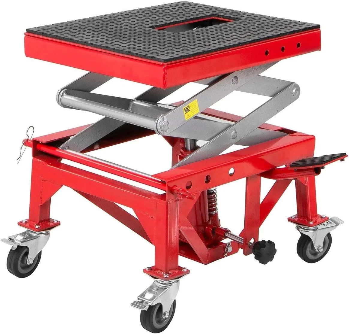 Motorcycle Lift Table Hydraulic Dirt Bike ATV Scissor Jack Lift Hoist 300LBS