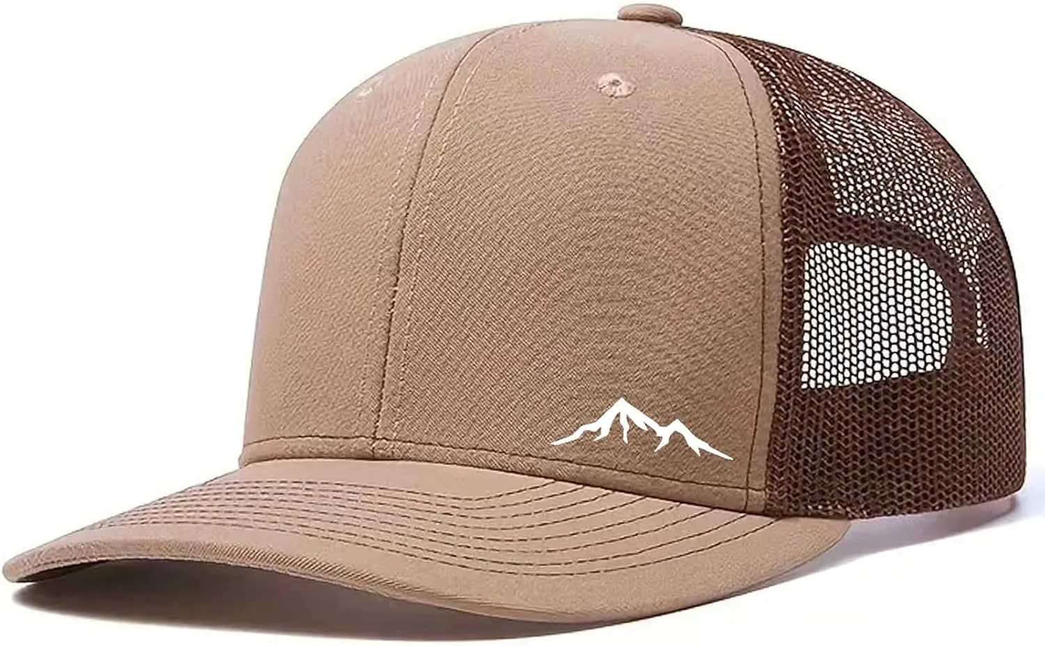 Mountains Trucker Hat Snapback for Men Adjustable Mesh Outdoor Baseball Cap