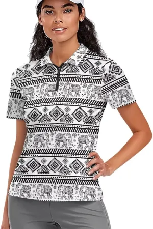 Short Sleeve Golf Shirts for Women Lightweight Moisture Wicking Tennis Shirts Women's Athletic Pullover Tops XS-2XL