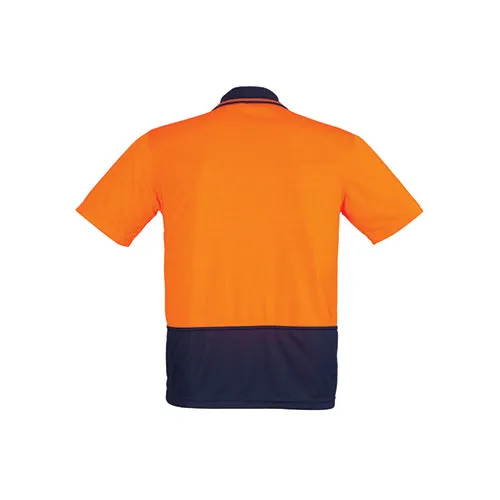 Syzmik Workwear | Unisex Hi Vis Basic Short Sleeve Spliced Polo | ZH231