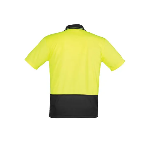Syzmik Workwear | Unisex Hi Vis Basic Short Sleeve Spliced Polo | ZH231