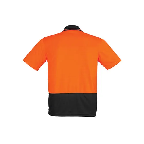 Syzmik Workwear | Unisex Hi Vis Basic Short Sleeve Spliced Polo | ZH231