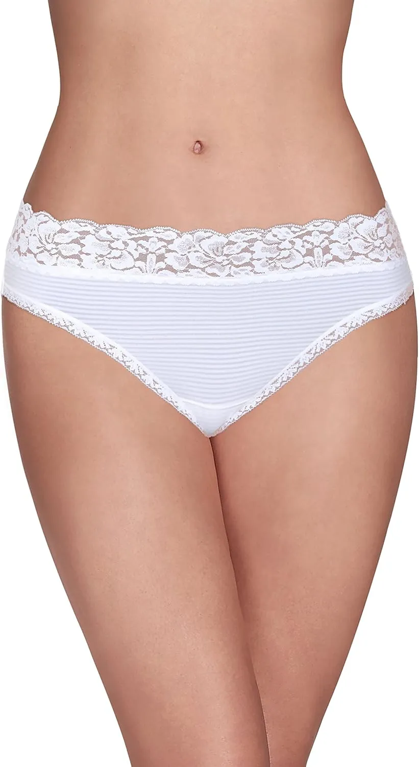 Vanity Fair Womens Flattering Lace Panties: Lightweight & Silky with Superior Stretch