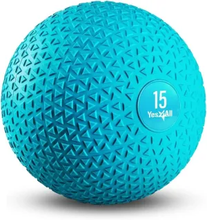 Yes4All Fitness Slam Ball Triangle for Exercise, Strength, Dynamic Workout, Multiple Weight Options Weighted Ball